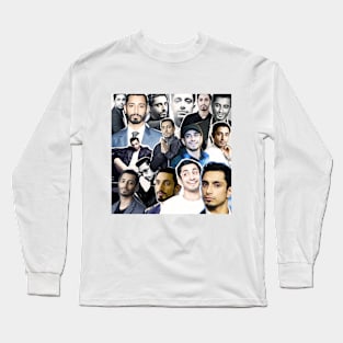 Riz Ahmed Collage Long Sleeve T-Shirt